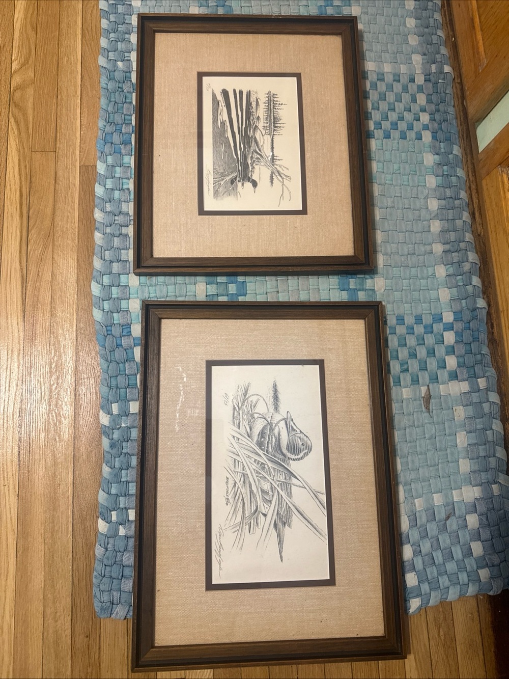 Pair Of Don Breyfogle signed limited-edition lithograph prints Wildlife Ducks